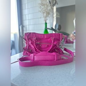 Balenciaga city hot pink